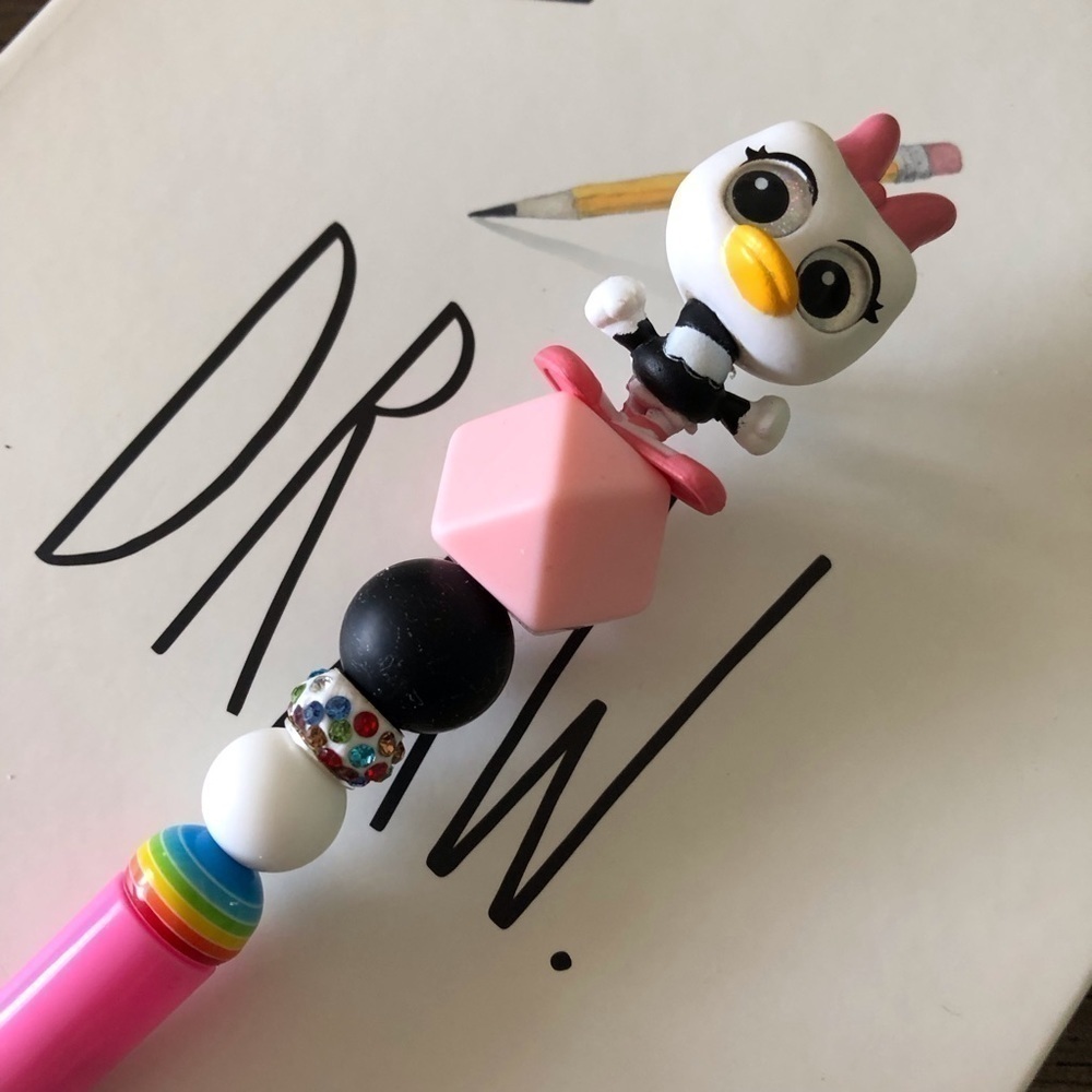 Disney Doorables: Fantasia: Madame Upanova handmade beaded pen